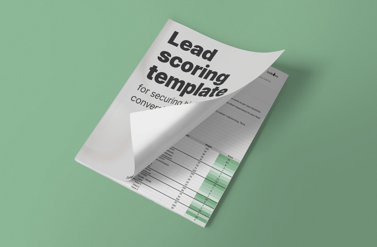 Ready-to-go lead scoring template for securing higher conversions