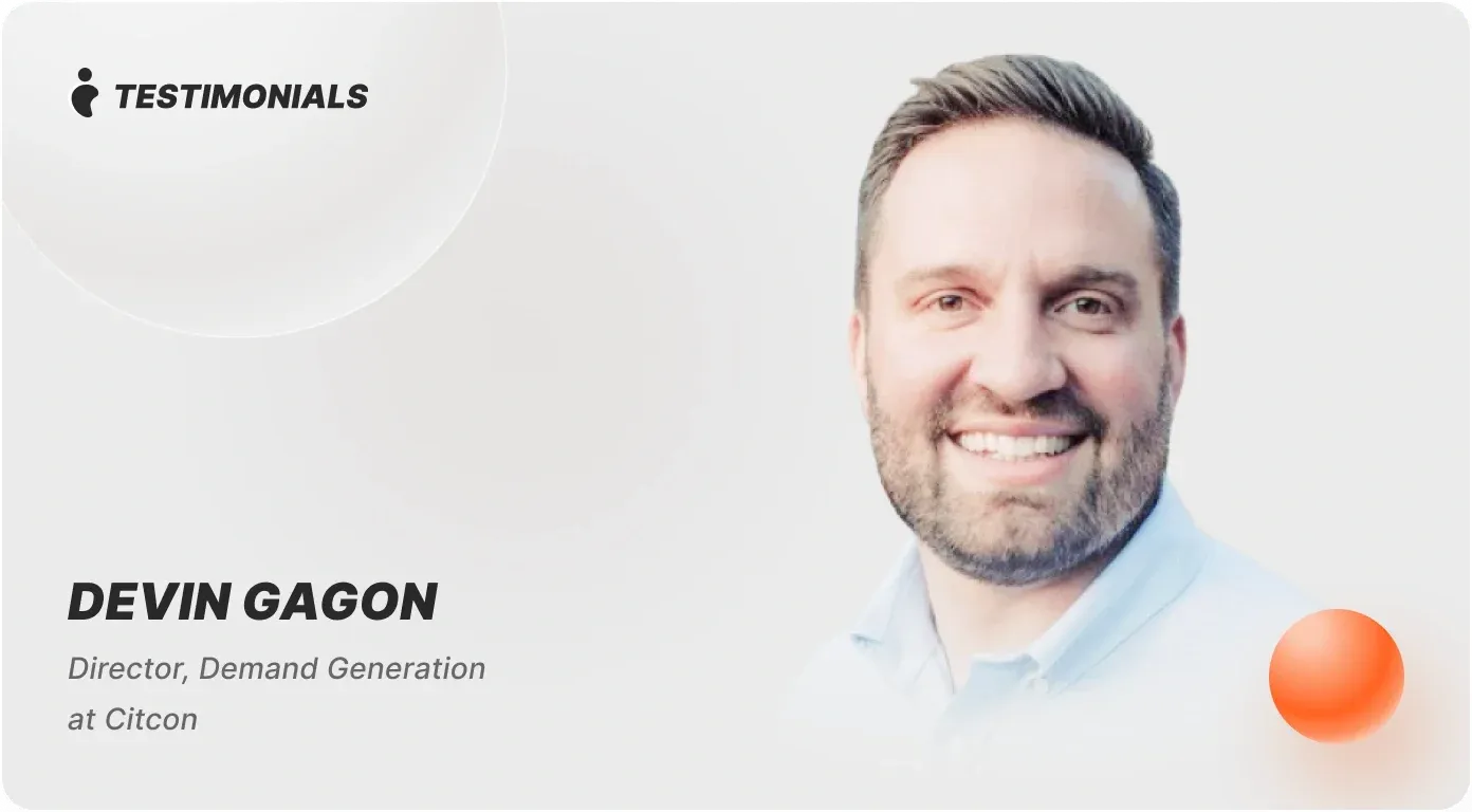 Devin Gagon, Director, Demand Generation at Citcon